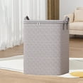 thumbnail image 1 of Tyidzon 120L Storage Bags with Zipper, Space Saving Moving Boxes, Foldable Moving Organizer Bags for Comforters, Clothes, Blankets(20"L x 20"W x 19" H), 1 of 9