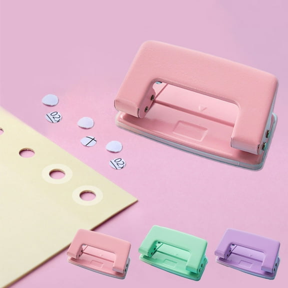 Tyidzon 2 Hole Punch, Paper Punch Small Hole Paper Punch for Crafts, Scrapbooks, Handheld Hole Puncher for Paper Crafts in Home, Office, Classroom