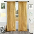 thumbnail image 1 of Tyidzon 2 Panels Gold Sequin Backdrop Curtain 24X96 Inch Glitter Gold Background Drapes Sparkle Photography Backdrop for Party Wedding Birthday Wall Decoration, 1 of 6