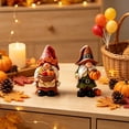 thumbnail image 1 of Tyidzon 2 Pcs Fall Gnome Decorations, Thanksgiving Wooden Tabletop Figurines for Shelf and Autumn Harvest Home Decor, 1 of 6