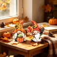 thumbnail image 1 of Tyidzon 2 Pcs Fall Gnome Decorations, Thanksgiving Wooden Tabletop Figurines for Shelf and Autumn Harvest Home Decor, 1 of 6