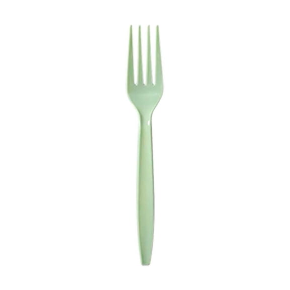 Tyidzon 20 Pack Disposable Plastic Forks, Solid and Durable Plastic Cutlery Forks, Heavy Duty Disposable Utensil for Catering, Parties, Dinners, Weddings