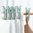 thumbnail image 1 of Tyidzon 2Pc Beach Towel Clips, Plastic Towel Clips for Beach Chairs, Heavy-Duty Windproof Clothes Pins, Quilt Drying Clips Keep Your Towel, Clothes, Blankets to Dry on Clothesline and Hanging Rack, 1 of 6