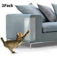thumbnail image 1 of Tyidzon 2Pcs Cat Scratch Furniture Protector, 14X47cm Couch Protector from Cat Claws, Single-Sided Self Adhesive Anti Pet Deterrent Sofa Cover, 1 of 6