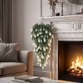 thumbnail image 1 of Tyidzon 30.7" Christmas Teardrop Swag, Artificial Pine Branches Teardrop Door Swag for Winter Wall Home Decor, 1 of 7