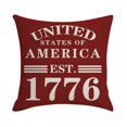 thumbnail image 1 of Tyidzon 4th of July Pillow Covers 18X18 Inch Patriotic America Flag Pillow Case Independence Memorial Day Decorations for Home Bedroom Sofa Living Room Couch, 1 of 5