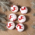 thumbnail image 1 of Tyidzon 6Pc Christmas Ornaments Set, 1.77"/45mm Christmas Tree Decorations, Hanging Christmas Balls for Indoor/Outdoor Holiday Party Home Decor, 1 of 5