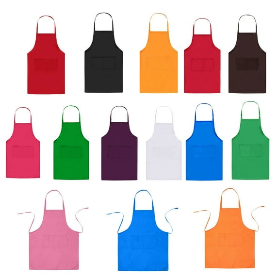 Tyidzon Aprons for Women with Pockets Waterproof Apron Cooking Kitchen Chef Apron Women Men