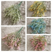 Tyidzon Artificial Flowers Spring Faux Flowers Fake Flowers for Home Wedding Anniversary Centerpieces Arrangements Table Indoor Outdoor Decorations, Yellow