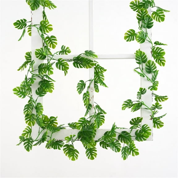 Tyidzon Artificial Vines Ivy Garland 71" Fake Plants Decor, Green Leaves Faux Hanging Artificial Plants Indoor, Garlands for Bedroom Home Wall Party Wedding Party Decorations