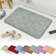 thumbnail image 1 of Tyidzon Bathroom Rugs Soft Absorbent Bath Mat Quick Dry Washable 16 x 24 Inch Non Slip Rug for Home Bathroom Entrance Shower Floor, 1 of 7