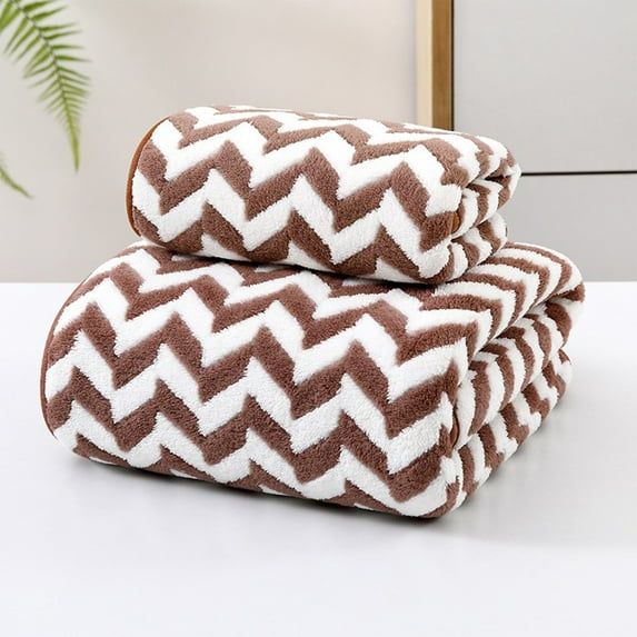 Tyidzon Towel Set 2 Piece Bath Towels Soft Absorbent Towels, Towels for Bathroom Quick Dry Bath Towel Set