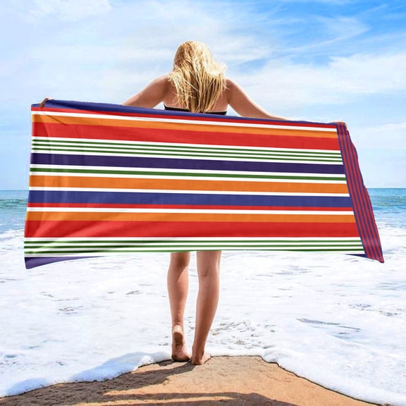 Tyidzon Beach Towels Vacation Essentials Sand Free Quick Dry Oversized Bath Pool Swim Towel Adult Travel Must Haves Stuff Necessities