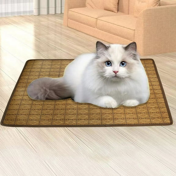 Tyidzon Cat Litter Mat Dog Mat Protects Floors, Urine-Proof, Machine Washable, Easy to Clean Dog Mat