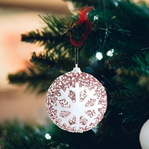 Tyidzon Christmas Ball Pink Ornaments for Christmas Decorations - Shatterproof Christmas Ornaments for Holiday, Wreath & Party Decorations