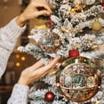thumbnail image 1 of Tyidzon Christmas Balls 2D Flat Acrylic Pendant Christmas Tree Decorations Layout Scene Accessories for Home Holiday Party Decoration, 1 of 6