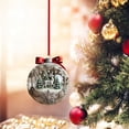 thumbnail image 1 of Tyidzon Christmas Balls 2D Flat Acrylic Pendant Christmas Tree Decorations Layout Scene Accessories for Home Holiday Party Decoration, 1 of 6