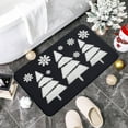 thumbnail image 1 of Tyidzon Christmas Bath Mat Bathroom Rug Non Slip Super Absorbent Quick Dry Thin Bath Mats for Bathroom Floor Bathtub Vanity Bathmat Door Mat Easy Care, 1 of 7