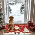 thumbnail image 1 of Tyidzon Christmas Door Mat, Non Slip Absorbent Floor Mats, Bathroom Rugs Welcome Mat for Winter Holiday Entrance Home Decor, 24x16 Inch, 1 of 6