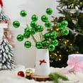 thumbnail image 1 of Tyidzon Christmas Glittered Berries Stems Christmas Ball Stems Decorations, Glittery Picks Stems Branches for Small Vase Holiday Party Christmas Decorations, 1 of 7