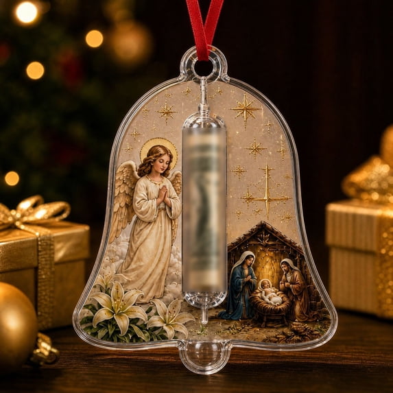 Tyidzon Christmas Ornaments - Acrylic Money Holder for Cash Gift and Candy