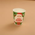 thumbnail image 1 of Tyidzon Christmas Paper Cups, Disposable Cups with 9 Designs Including Santa Claus, Christmas Trees, Etc. for Christmas Dinner Holiday Party Supplies 16 Pack, 1 of 8