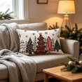 thumbnail image 1 of Tyidzon Christmas Pillow Covers 12 x 20 inch Xmas Tree Decorative Throw Pillow Covers, Soft Pillowcases Cushion Case for Couch Holiday Party Decor, 1 of 8