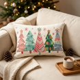 thumbnail image 1 of Tyidzon Christmas Pillow Covers Christmas Tree Design Throw Case, 12x19in Soft Couch Cushion Covers for Sofa Bed, Holiday Party Decor, 1 of 7