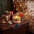 thumbnail image 1 of Tyidzon Christmas Scented Candles for Home, 1 Pc Christmas Tin Soy Wax Aromatherapy Candle with Dried Petals for Home, Perfect Holiday Gifts, 1 of 5