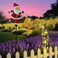 thumbnail image 1 of Tyidzon Christmas Solar Lights Outdoor, Christmas Decorations Waterproof LED Garden Stakes, Santa Claus Watering Outdoor Lights for Pathway Lawn Patio Decor, 1 of 6