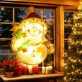 thumbnail image 1 of Tyidzon Christmas Window Lights Christmas Snowman Lights with Suction Cup, Battery Operated Window Lights for Wall Door Indoor Outdoor Home Decor, 1 of 5