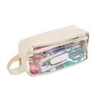 thumbnail image 1 of Tyidzon Clear Pencil Pouch Large Capacity Pencil Case Pouch for Offices, Travel, Work, Easy Storage Stationery, Documents, Small Items, 1 of 2
