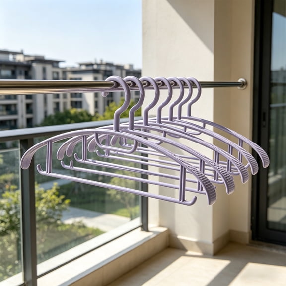 Tyidzon Clothes Hangers 10 Pack, Non Slip Plastic Sweater Clothes Hangers No Shoulder Bump 15.7 Inch Heavy Duty Durable Coat Hanger for Closet, Suit, Dress, Jacket, Pant, Shirt