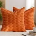 thumbnail image 1 of Tyidzon Decorative Throw Pillow Covers 18x18 Inch Soft Striped Pillow Case Modern Farmhouse Home Decor for Sofa Living Room Couch Bed, 1 of 6