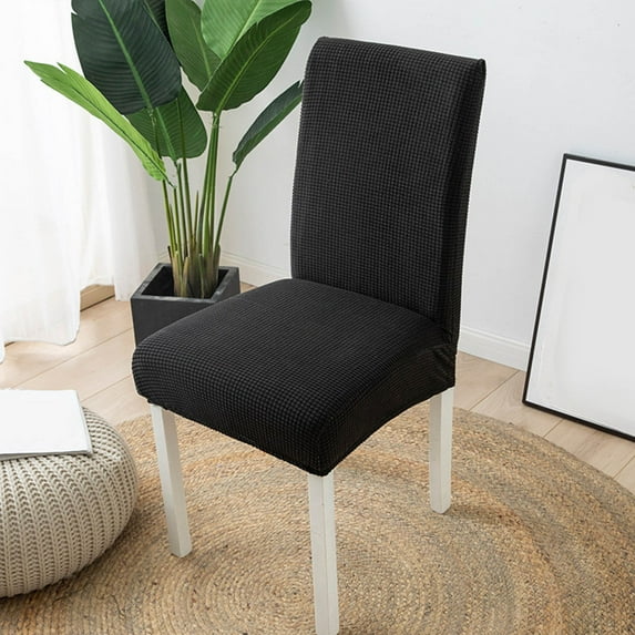 Tyidzon Dining Chair Slipcover, 6Pc High Stretch Removable Washable Chair Seat Protector Cover for Home Party Hotel Wedding Ceremony