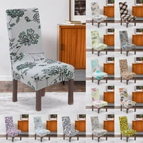 Tyidzon Dining Chair Slipcover, High Stretch Removable Washable Chair Seat Protector Cover for Home Party Hotel Wedding Ceremony