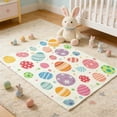 thumbnail image 1 of Tyidzon Easter Blanket Spring Bunny Rabbit Eggs Soft Flannel Colorful Decorative Throw Blanket for Easter Home Couch Sofa Bed Room Holiday Gift, 30 X 39 Inch, 1 of 6