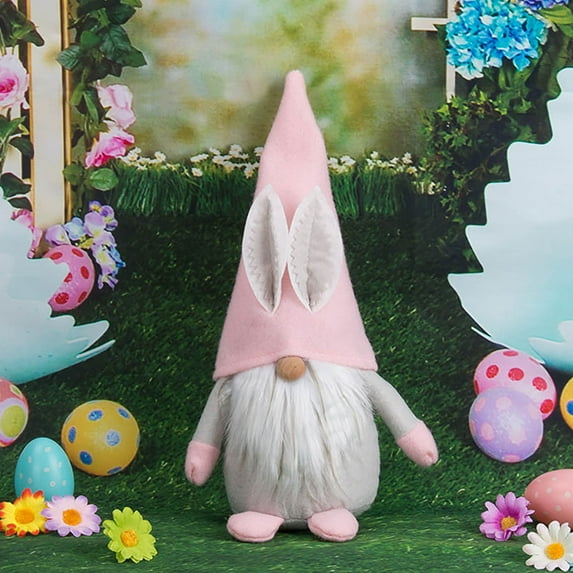 Tyidzon Easter Gnomes Doll Ornaments, Faceless Dwarf Doll Easter Decorations, Gnome Plush Doll Easter Tabletop Centerpiece Spring Easter Decor