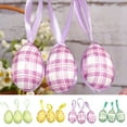 thumbnail image 1 of Tyidzon Easter Ornaments for Tree, 3Pc Easter Eggs Ornaments, Hanging Easter Eggs for Tree Basket DIY Crafts Easter Party, 1 of 7