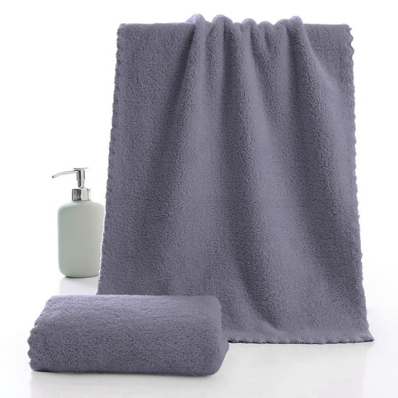 Tyidzon Face Towels Soft Hand Towels for Bathroom Absorbent Quick Dry - Gentle Skin-Friendly Easy to Rinse Wash Cloths for Showering Towels 12X24 Inch, Dark Gray