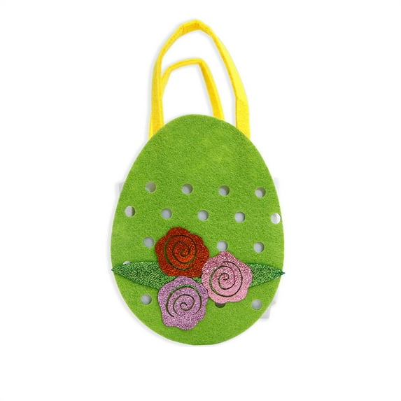 Tyidzon Felt Gift Bag - Easter Bunny Basket Small Treat Bags for Easter, Birthday Party Favors and Snack Pouches