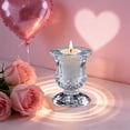 thumbnail image 1 of Tyidzon Glass Candlestick Holders - Clear Taper Candlestick Glasses, Crystal Candle for All Formal Events, Candlelight Dinner, Wedding, Dinning, Party, Home Decor, 1 of 6