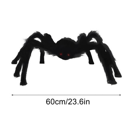 Tyidzon Halloween Spider Decorations, 60cm Spider Outdoor Decorations for Halloween, Spider Props for Yard Lawn Halloween Outside Decor and Indoor Party Decor
