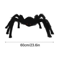 Tyidzon Halloween Spider Decorations, 60cm Spider Outdoor Decorations for Halloween, Spider Props for Yard Lawn Halloween Outside Decor and Indoor Party Decor