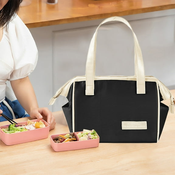 Tyidzon Insulated Lunch Bag for Women Men Picnic Bag Large Lunch Box Container Reusable Leakproof Lunch Tote Bags for Work Office Picnic Travel