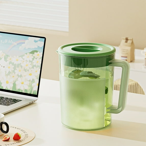 Tyidzon Juice Pitcher with Lids for Fridge, Water Bottle Water Jug for Teas, Juices & Iced Beverages - Fridge & Dishwasher Safe