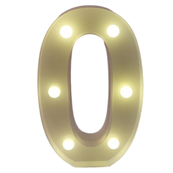 Tyidzon LED Number Lights Sign Light up Number Sign for Night Light Wedding Birthday Party Battery Powered Christmas Lamp Home Bar (0)