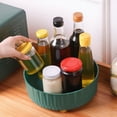 thumbnail image 1 of Tyidzon Lazy Susan Organizer - Rotating Spice Rack for Cabinet, Plastic Seasoning Turntable for Kitchen Countertop Table Top Pantry, Green 10", 1 of 5