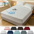 thumbnail image 1 of Tyidzon Mattress Protector 35x79 Inch Soft Comfortable Mattress Pad, Waterproof Mattress Protector Washable, Black, 1 of 7