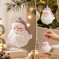 thumbnail image 1 of Tyidzon Pink Santa Christmas Ornament, Cute Hanging Doll Decor for Xmas Tree Wall Window Winter Holiday Party, 1 of 7